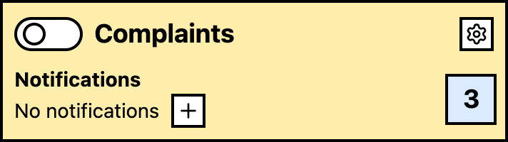 Focused Lens card showing the selection, settings, notification, and result-count controls.